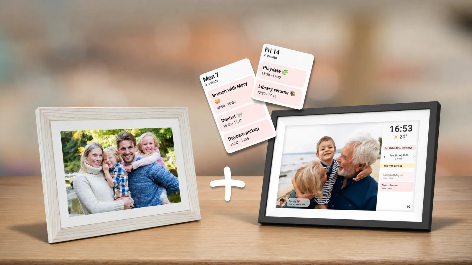 Our Digital Photo Frame — now with Calendar mode